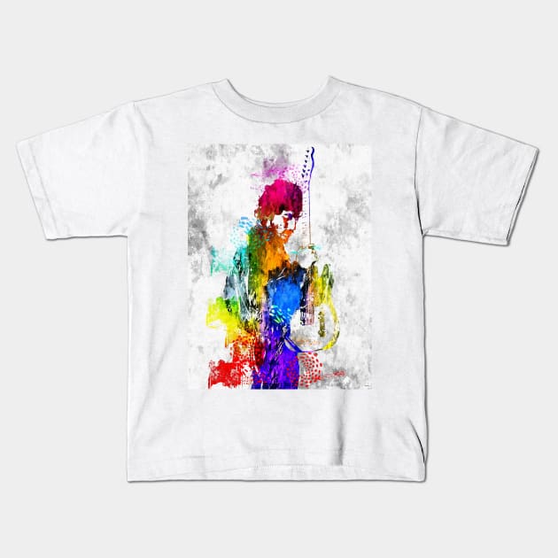 Springsteen Grunge Kids T-Shirt by danieljanda